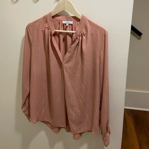 Blush pink Anthropologie Current Air Top